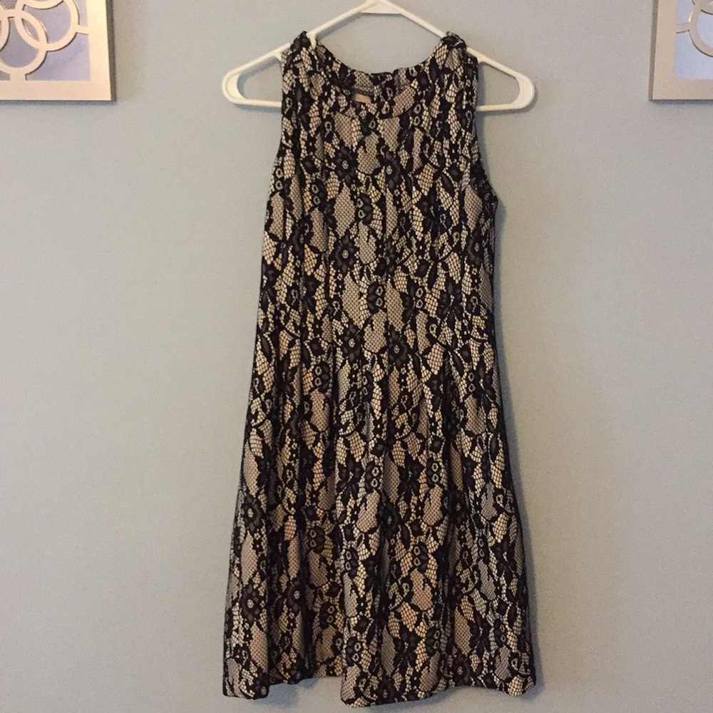 Anthropologie lace a-line dress.